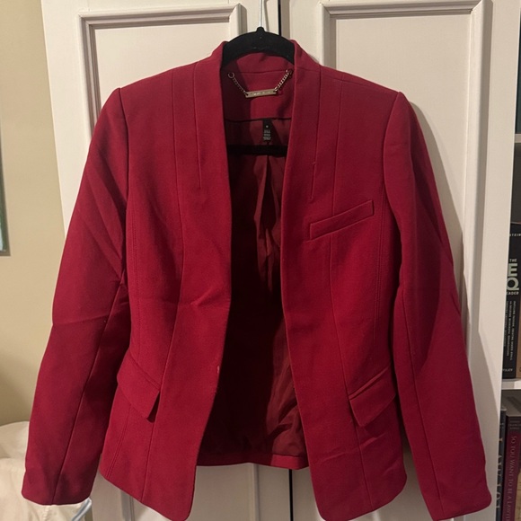 White House Black Market Jackets & Blazers - White House Black Market Vibrant Red Blazer
